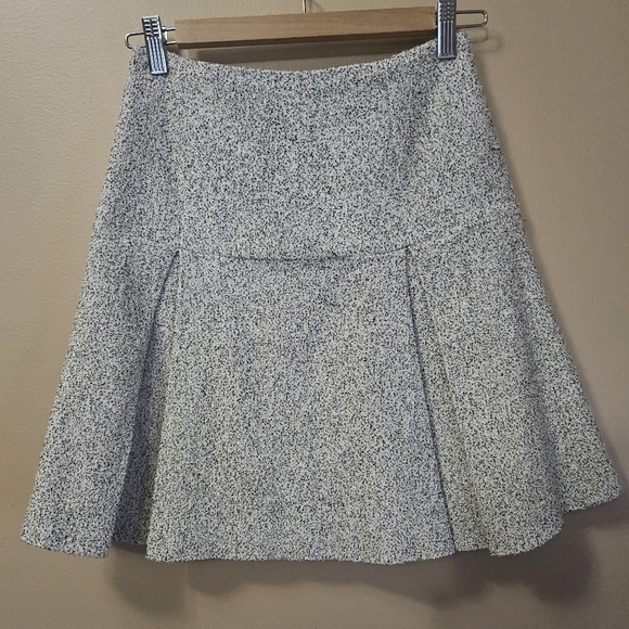Club Monaco Textured Pleated Skirt Women's Size S Cotton Blend - Picture 1 of 4